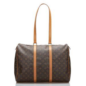 Louis Vuitton Monogram Flannery 45 Tote Bag M51115 Brown PVC Leather Ladies L...